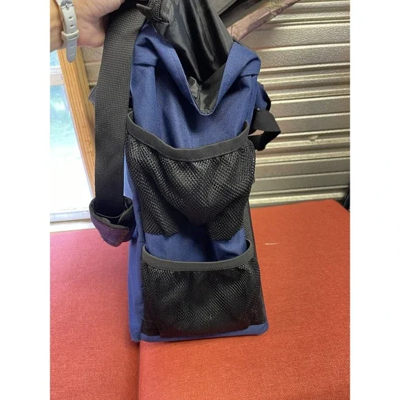 ArtBin Art Bag Large Canvas Travel Tote Craft Organizer Adjustable Strap Blue - Picture 9 of 9